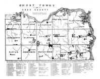 Ghost Towns of Cass County, Cass County 1963 Published by Standard Atlas Co